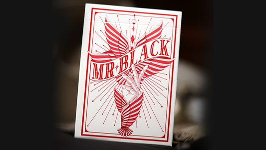 Mr. Black V2 (Red) Playing Cards - Wizard Magic Shop