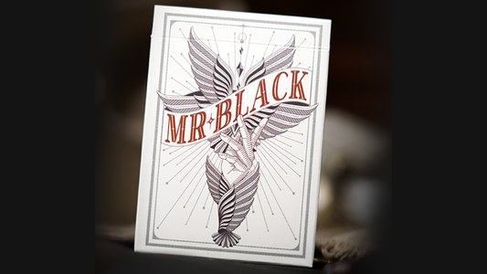 Mr. Black V2 (Gray) Playing Cards - Wizard Magic Shop