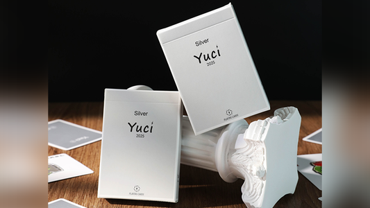 Yuci Silver Playing Cards by TCC - Wizard Magic Shop