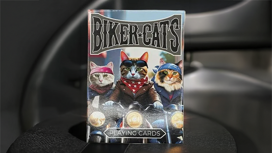 Biker Cats Playing Cards by Collectable Playing Cards - Wizard Magic Shop