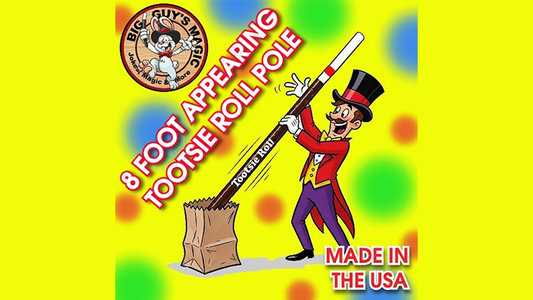 Appearing 8 Foot Tootsie Roll Pole by Big Guys Magic - Wizard Magic Shop