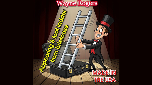 Wayne Rogers Appearing 8 Foot Ladder from Briefcase by Big Guys Magic - Wizard Magic Shop