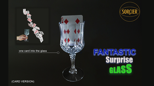Fantastic Surprise Glass (Card Version) by Sorcier Magic - Wizard Magic Shop