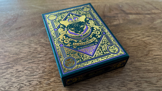 Neko Royal Green Playing Cards - Wizard Magic Shop