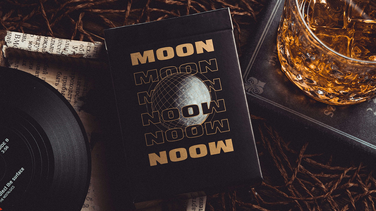 Moon (Black) Playing Cards - Wizard Magic Shop