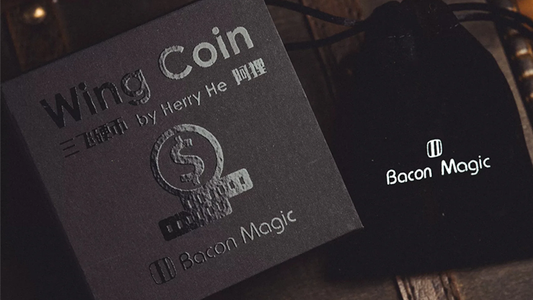 Wing Coin by Harry He & Bacon Magic - Wizard Magic Shop