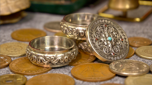 Coin Vault Set - Argent Inlay alternate view - Wizard Magic Shop