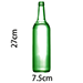 Self Exploding Green Beer Bottle (Large) by Wance alternate view - Wizard Magic Shop