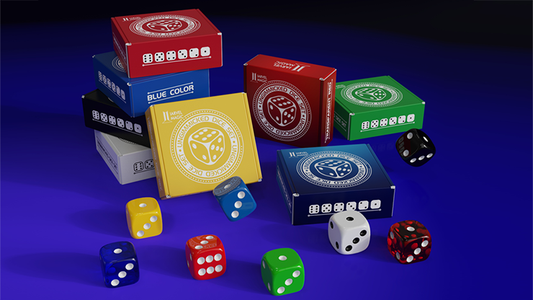 Regular Dice Set (9 Normal Dice) by IARVEL Magic (Yellow) - Wizard Magic Shop