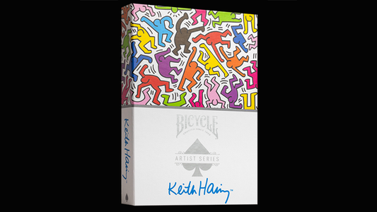 Bicycle Keith Haring (Box Set Red and Blue) Playing Cars by US Playing Cards - Wizard Magic Shop