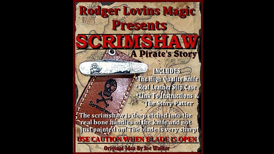 Scrimshaw Knife by Rodger Lovins - Wizard Magic Shop