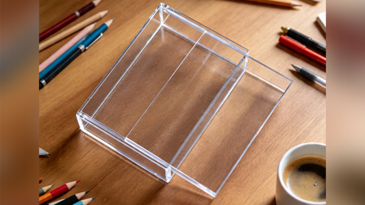 Plexiglass Card Case (1 Deck Case) by MS Magic - Wizard Magic Shop