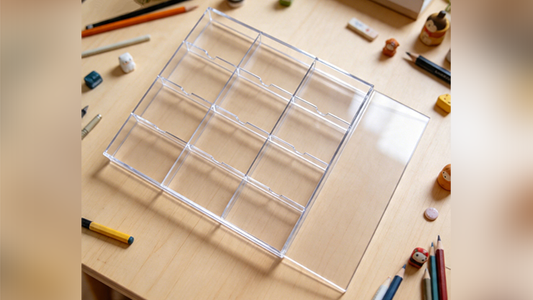 Plexiglass Card Case (12 Deck Case) by MS Magic - Wizard Magic Shop