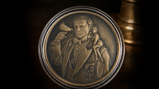 The Great Tomsoni Commemorative Coin alternate view - Wizard Magic Shop