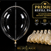 Needle Through Balloon Refill Pack (12 Count) by Big Guy's Magic alternate view - Wizard Magic Shop