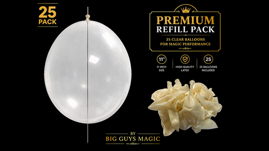 Needle Through Balloon Refill Pack (25 Count) by Big Guy's Magic