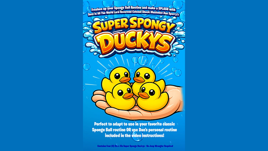 Super Spongy Duckies (4) - Wizard Magic Shop