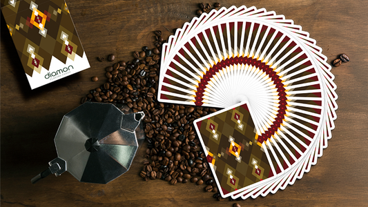 Diamon Playing Cards N° 27 Dark Roast by Dutch Card House Company alternate view - Wizard Magic Shop