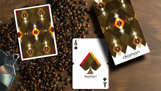 Diamon Playing Cards N° 27 Dark Roast by Dutch Card House Company - Wizard Magic Shop