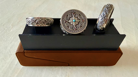 Coin Vault Case and Display Set (Brown) - Wizard Magic Shop