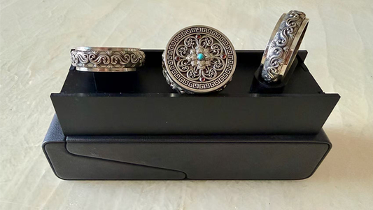 Coin Vault Case and Display Set (Black) - Wizard Magic Shop