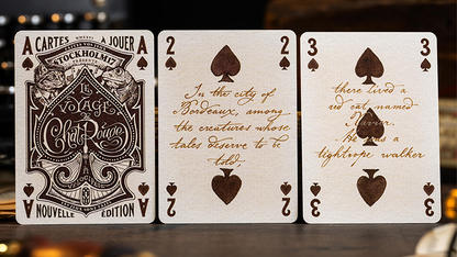 Le Voyage Du Chat Rouge Playing Cards by Stockholm17