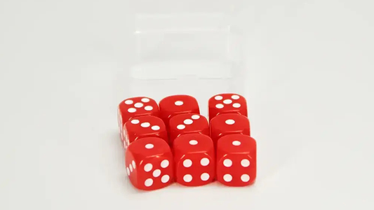 Forcing Cup Dice Set (Red) by Magic Express Default Title - Wizard Magic Shop