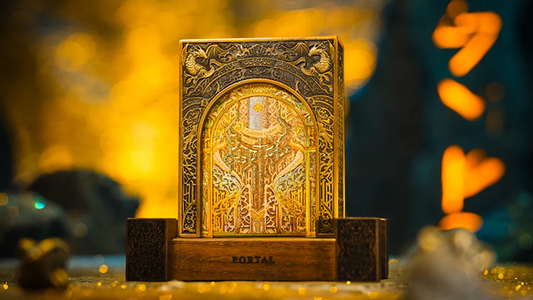 Portal Walnut Boxset Playing Cards by Ark Playing Cards - Wizard Magic Shop