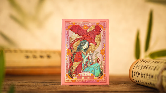 Ancient Relics Gem Playing Card by 52 Muse (Pink) - Wizard Magic Shop