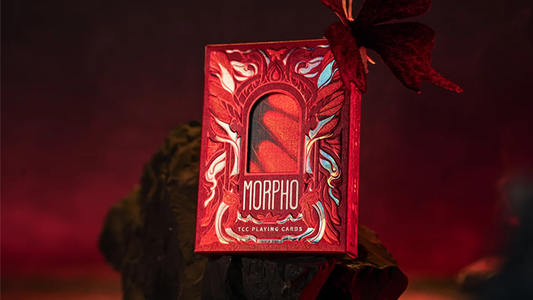 Morpho V2 (Carmine) Playing Cards by TCC Fashion - Wizard Magic Shop