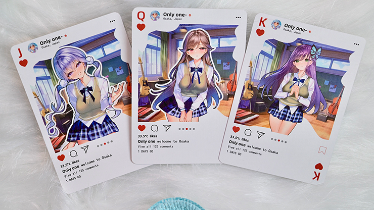 Sweet Cosplay Show - Azure Summer Playing Cards