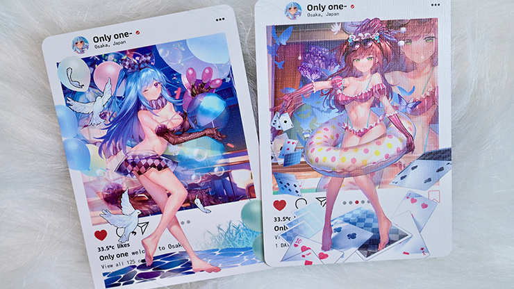 Sweet Cosplay Show - Azure Summer Playing Cards