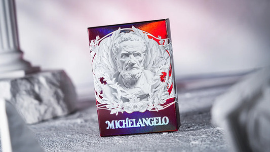 Alabaster Michelangelo HOLO Playing Cards by TCC Fashion - Wizard Magic Shop