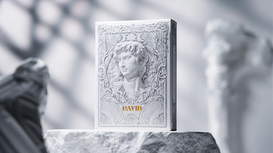 Alabaster David Luxury Playing Cards by TCC Fashion - Wizard Magic Shop