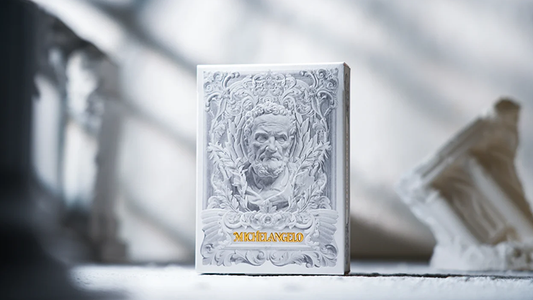Alabaster Michelangelo Luxury Playing Cards by TCC Fashion - Wizard Magic Shop