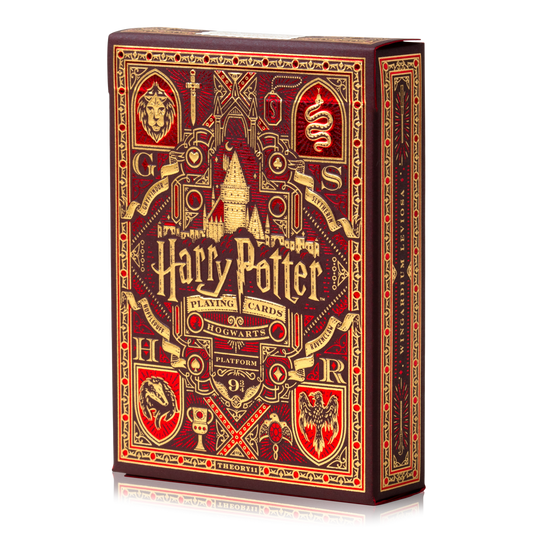 Harry Potter Playing Cards Red (Gryffindor) - Wizard Magic Shop