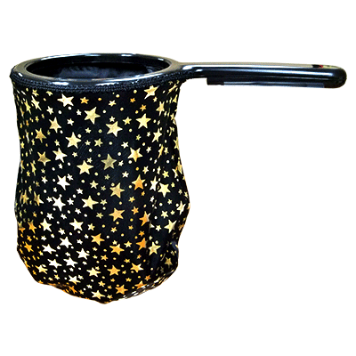 Change Bag Stars (Black/Gold Stars/Black Rim) by Bazar de Magia - Wizard Magic Shop