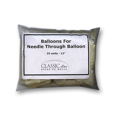 Needle Through Balloon Replacement (25 balloons) by Bazar de Magia - Wizard Magic Shop