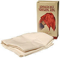 Hankerchief Vanishing Ring (White) by Bazar de Magia - Wizard Magic Shop