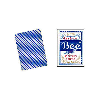 Cards Bee Poker size (Blue) - Wizard Magic Shop