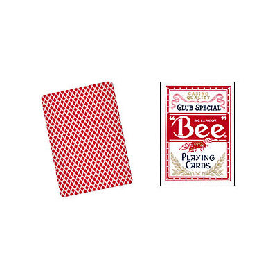 Cards Bee Poker size (Red) - Wizard Magic Shop