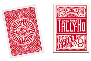 Tarjetas Tally Ho Circle Back (Rojo)