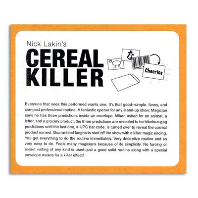 Nick Lakin's Cereal Killer - Trick - Wizard Magic Shop