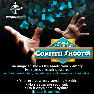 Confetti Shooter by Vernet Magic - Trick - Wizard Magic Shop