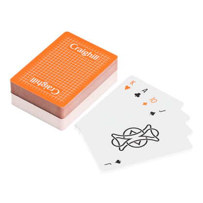 Craighill Playing Cards Orange (White Box)