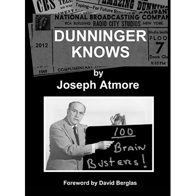Dunninger Knows by Joseph Atmore - Book - Wizard Magic Shop