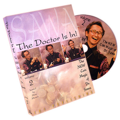 The Doctor Is In - The New Coin Magic of Dr. Sawa Vol 2 - DVD - Wizard Magic Shop