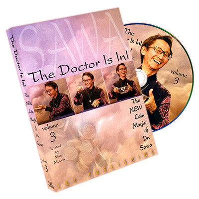 The Doctor Is In - The New Coin Magic of Dr. Sawa Vol 3 - DVD - Wizard Magic Shop