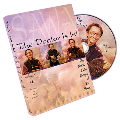 The Doctor Is In - The New Coin Magic of Dr. Sawa Vol 4 - DVD - Wizard Magic Shop