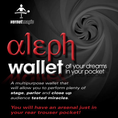 Aleph Wallet (Gimmick and Online Instructions) by Vernet Magic - Wizard Magic Shop